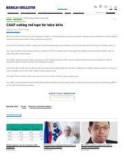caap critical areas|CAAP cutting red tape for telco infra .